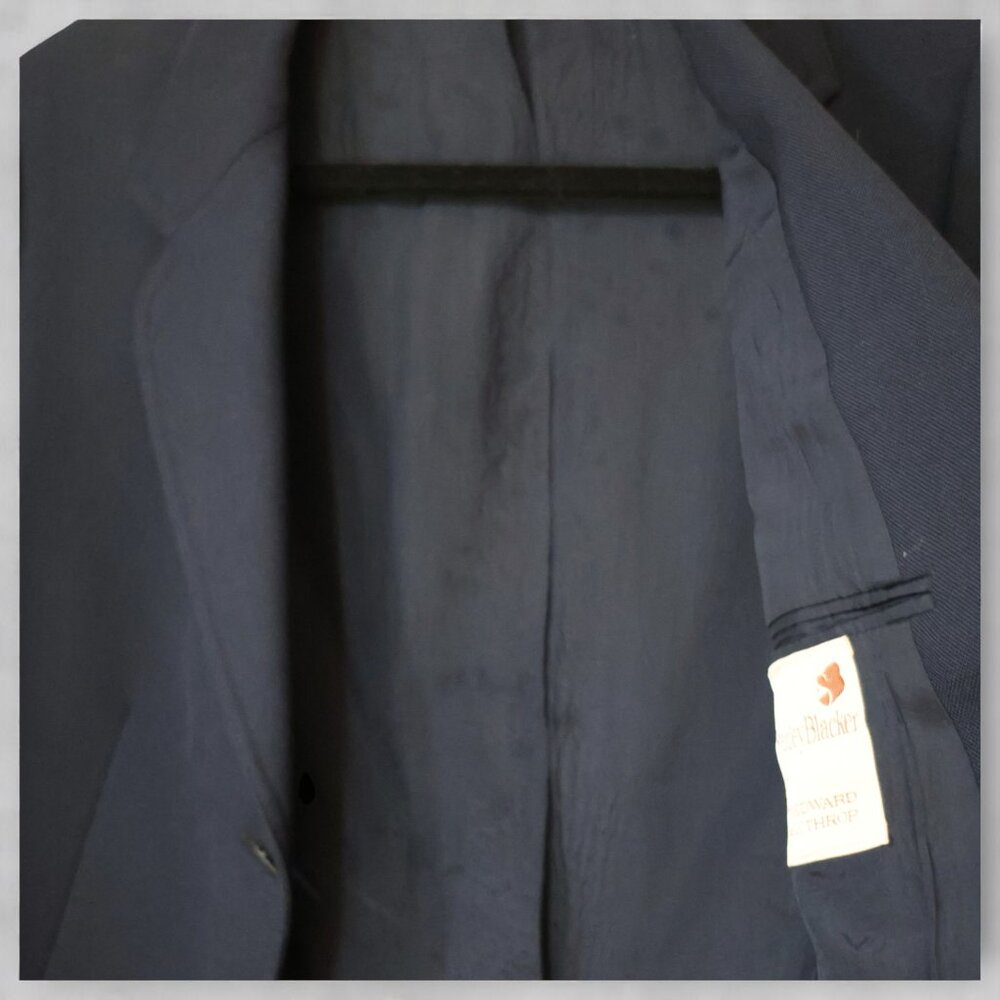 Vintage Navy 'School Boy' Blazer with Gold Buttons – Classic Preppy Style - Picture 5 of 5